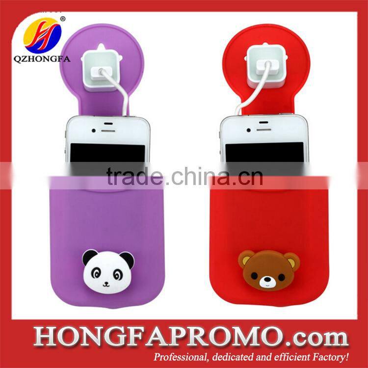 Mobile phone charging holder silicone phone holder