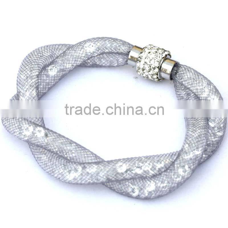 Crystal Beads Stardust Bracelet Slake Wrap Double Tour TENDANCE