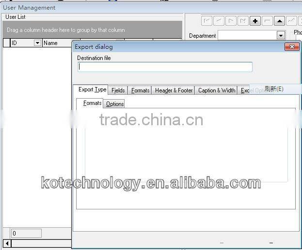 KO-F11 Fingerprint Keypad Access Control System Optional Integrated Smart Card Reader