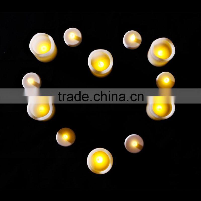 Eco-friendly Energy-saving LED electronic flashing paraffin led lights for wedding party birthday home and hotel