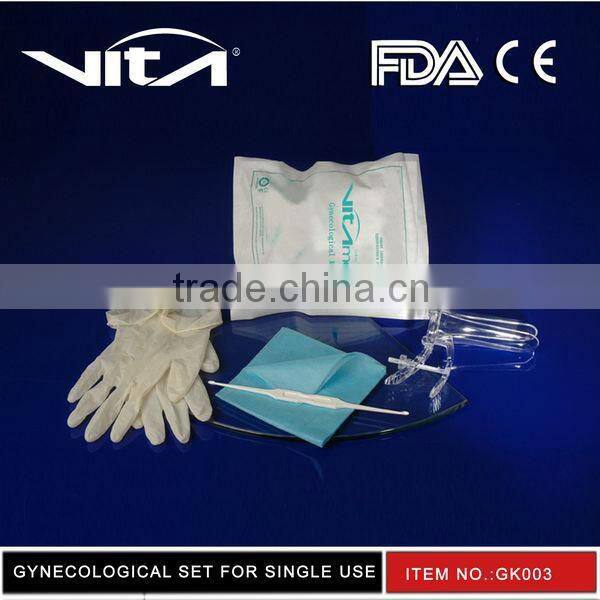 Disposable Gynecological Set for Single Use with EO Sterilized