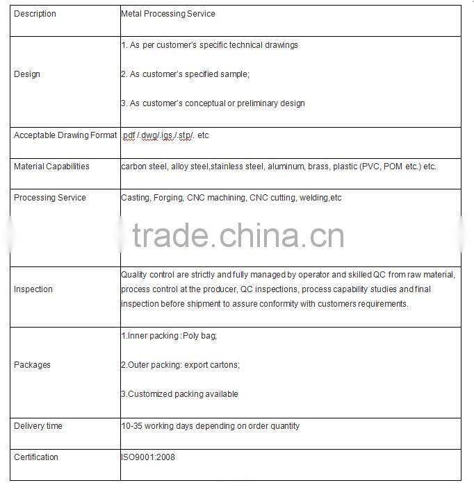 OEM high precision road sweeper head welding service for sale