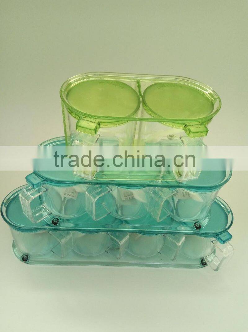 Spice jar plastic seasoning condiments