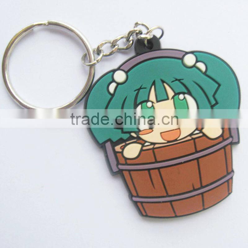3d rubber pvc keychain