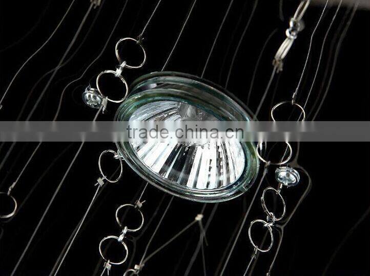 Spiral modern crystal chandelier