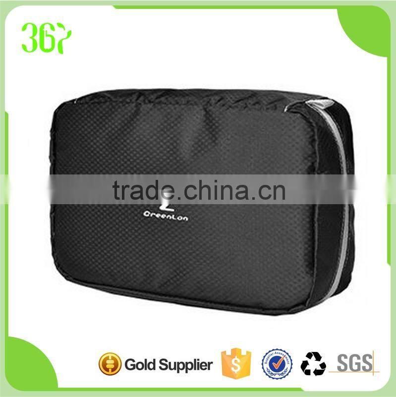 Multi-fonction Waterproof Candy Colour Make up nylon Cosmetic Bag Ladies Toilet Bag