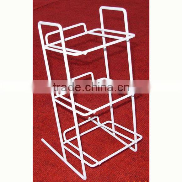 light duty 3 tier counter top chewing gum display for promotion