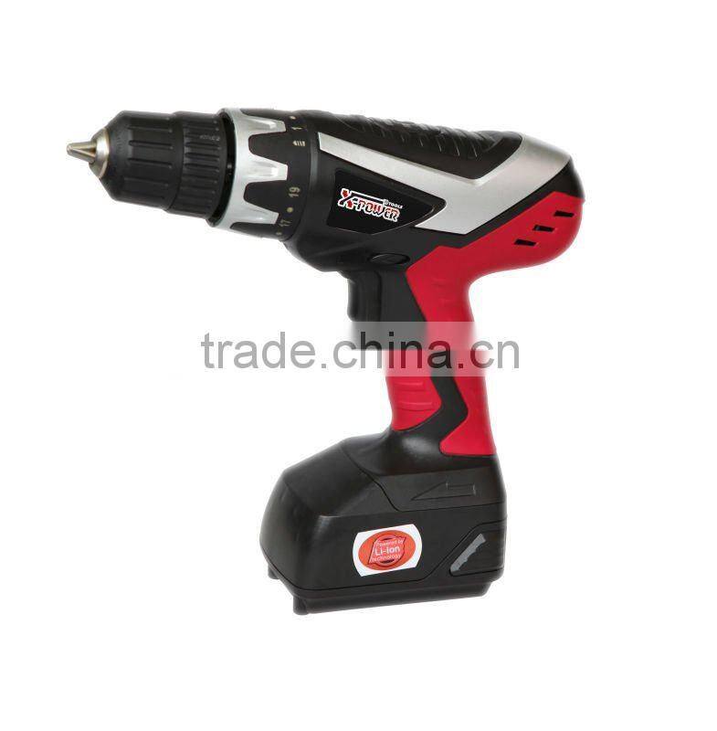 2pcs lithium Cordless Tools set with 18Volt lithium drill and 3.6Volt lithium screwdriver