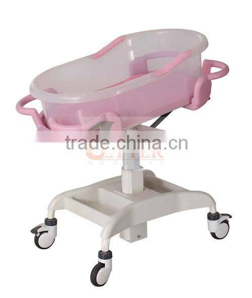 Hospital infant baby bassinet adjustable baby crib bed