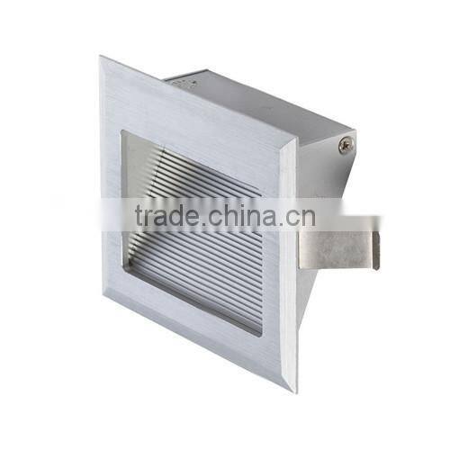 indoor square 87*87mm stair led light/recessed stair light/stair step light