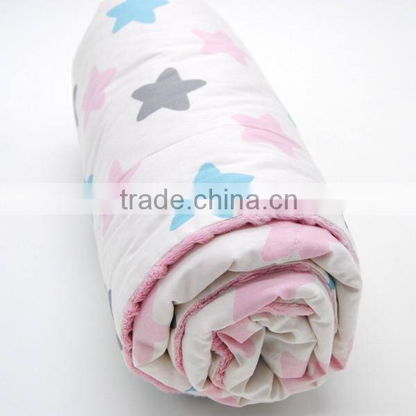 New Arrival Wholesale Homemade 2 Layers Breathable Vintage Baby Quilt
