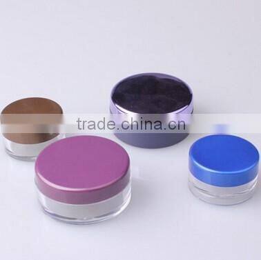 empty compact powder case with UV cap