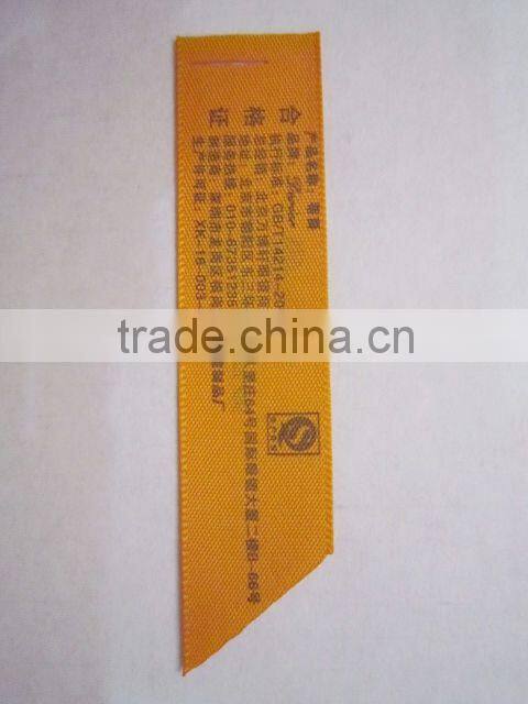 China Directly Factory Hot Cutting Woven Label