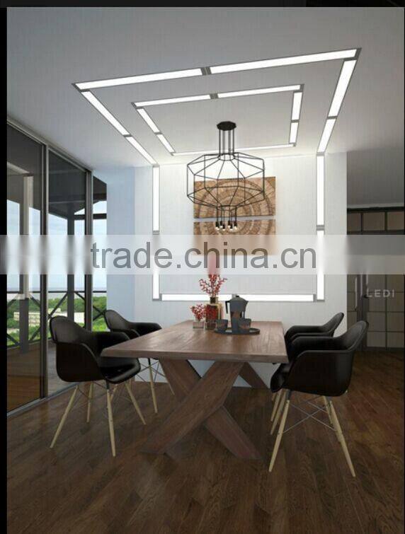 Buy from factory Aluminum Pendant LED Linear Light 110lm/w Led Linear Light for office lighting