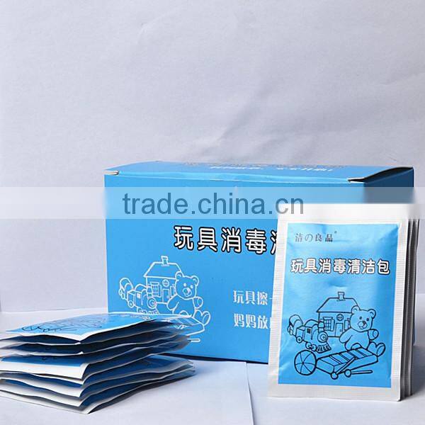 OEM welcome food grade toy cleaning wet wipes