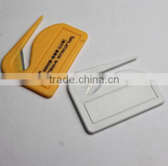 Plastic letter opener, Letter Cutter with Steel blade, Cheap Letter Opener