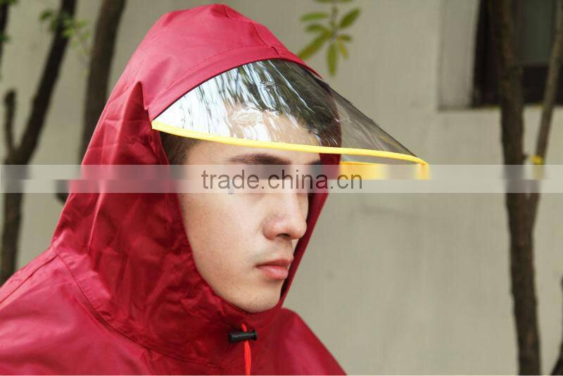100% polyester or oxford single raincoat poncho military outdoor workplace bicycle motorcycle poncho