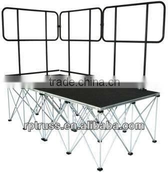 Energy saving full color HD LED video display screen RP folding acrylic event stages