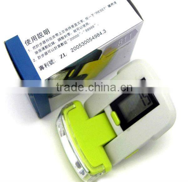 LCD Display Multifunctional Pedometer,digital led flashlight pedometer