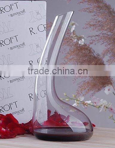 1000ml clear glass wine carafe