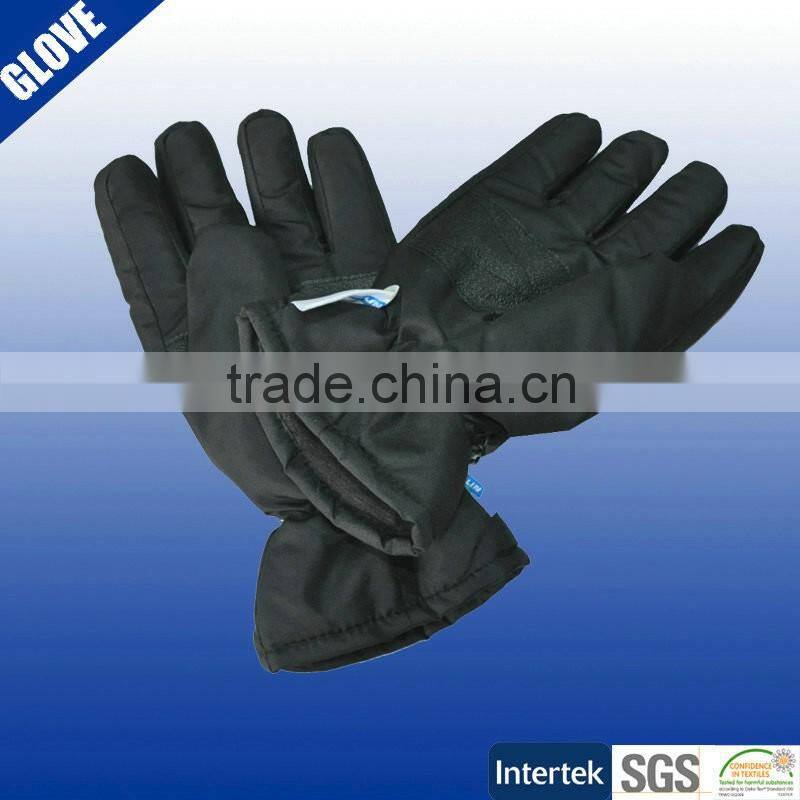 Fashional double layer lining fleece gloves for women