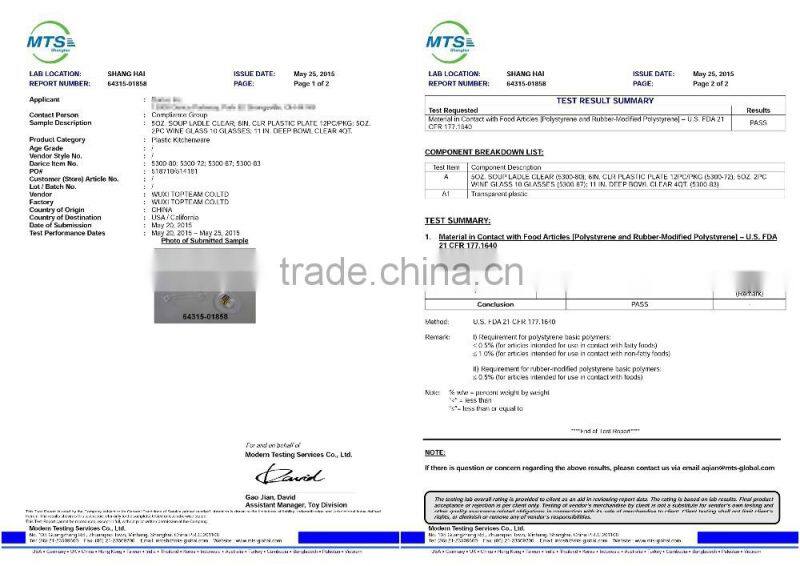 19.9cm plastic silver coated knife