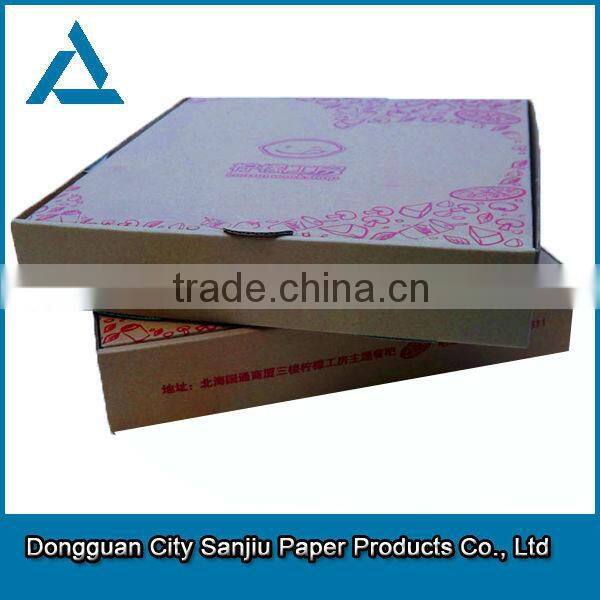 China factory both size brand name printed your trusted pizza box