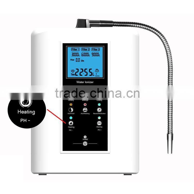 Hot Sale!!! Alkaline Hydrogen Water Stick pH water filter Alkalizer Ionizer with 7 plates
