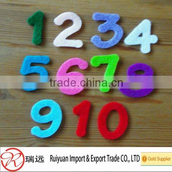 Top selling in the year 2016 good quality wholesale felt letter