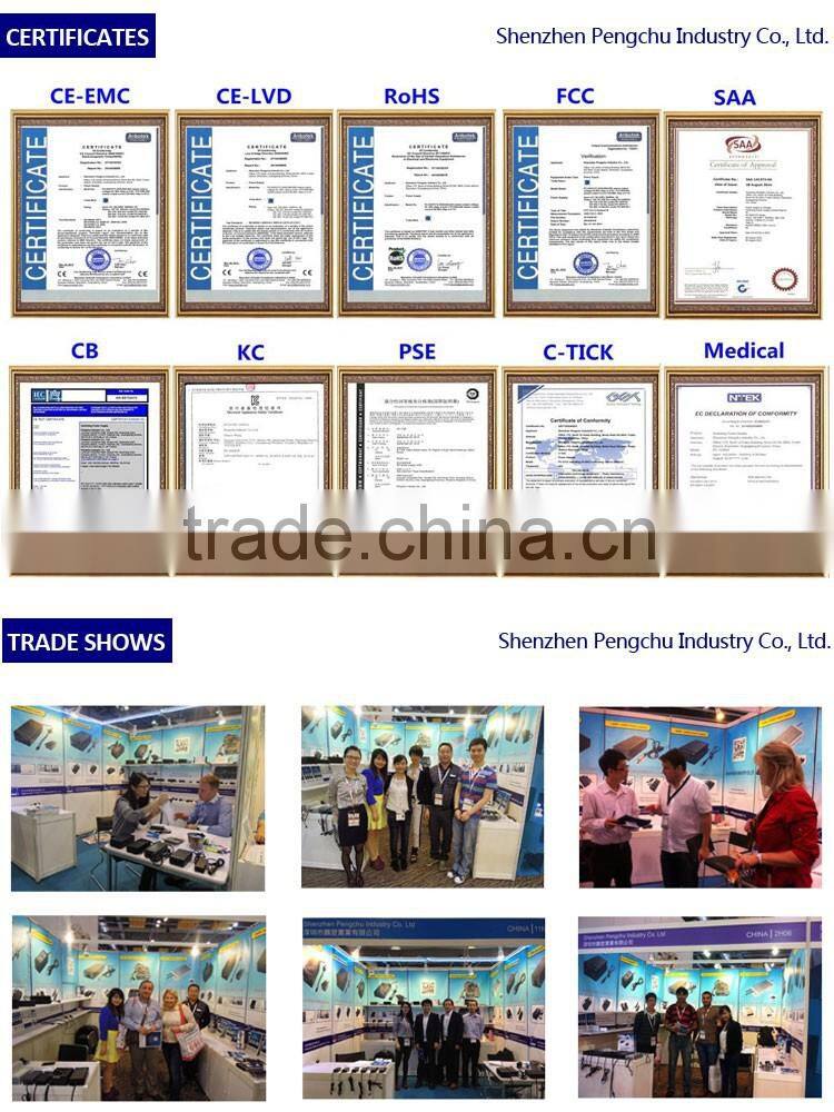 Manufacturer 72w 12v 6a power supply for cctv