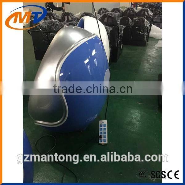 2016 Single/Doble /Triple Interactive Virtual Reality Electric cinema platform 1/3 Seats 360 Degree 9d Egg VR Cinema Simulator