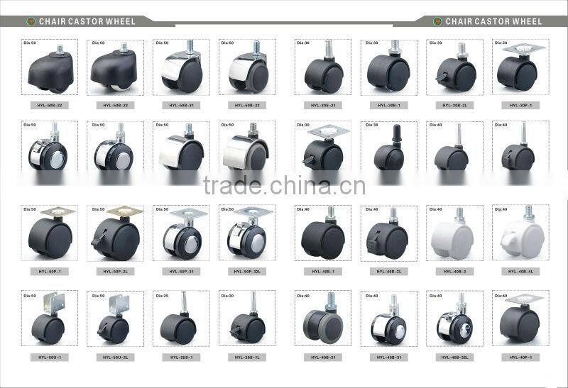 Hot selling products caster wheel/castor/nylon caster wheels/castor wheel china alibaba in chair parts Grip Ring Stems