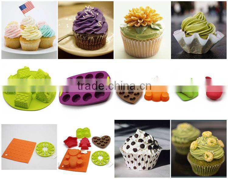 2015 new arrival professional design Flexible non-stick silicone molds