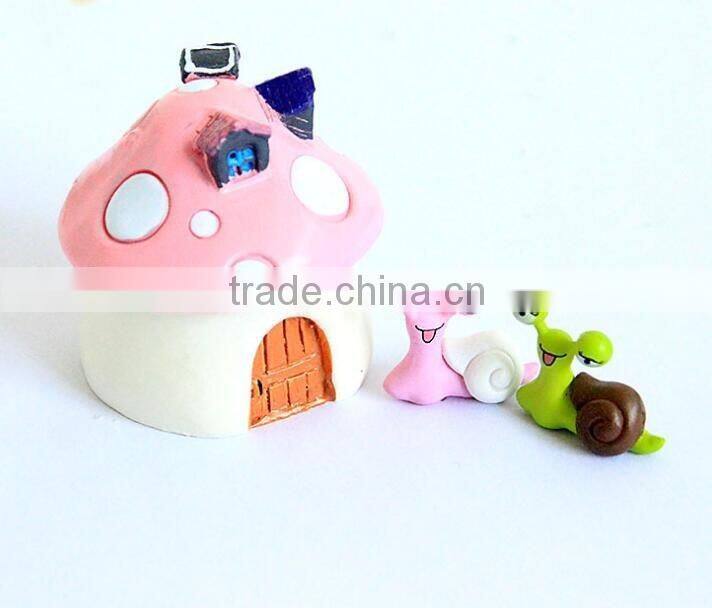 462697 Gifts & Crafts Resin Crafts Micro Landscape Resin Ornament Of Snail Decorations For Bonsai Plants