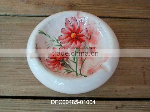 decorative ceramic handpaint small ashtray