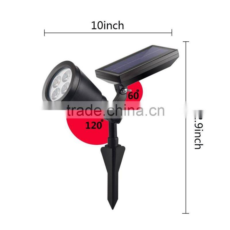4LED IP65 Waterproof Outdoor LED Solar Lamp