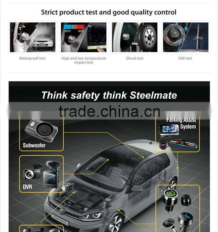 2015 SteelmateTP-S1 solar power tpms car hud display, tire pressure digital monitoring sensor, LED Monitor