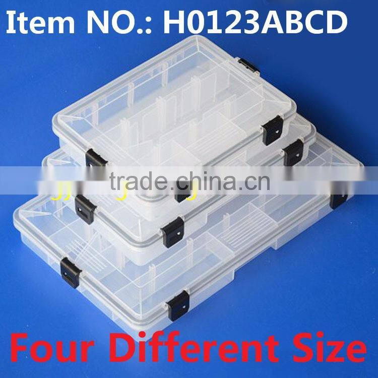 H0412 27.5*18.5*4.5Cm Multipurpose Plastic Box Fishing Tackle Box