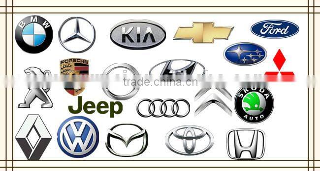 Fashion design car floor mat with brand logo