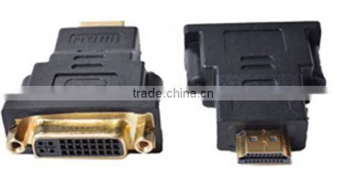 HDMIA male to DVI Female 24k gold plated connector top quality