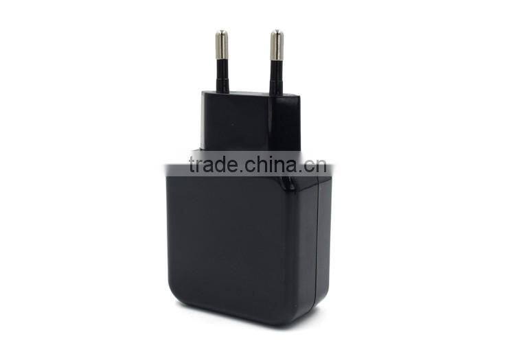 Quick charge portable 9V 2A wall USB charger with ABS EU material