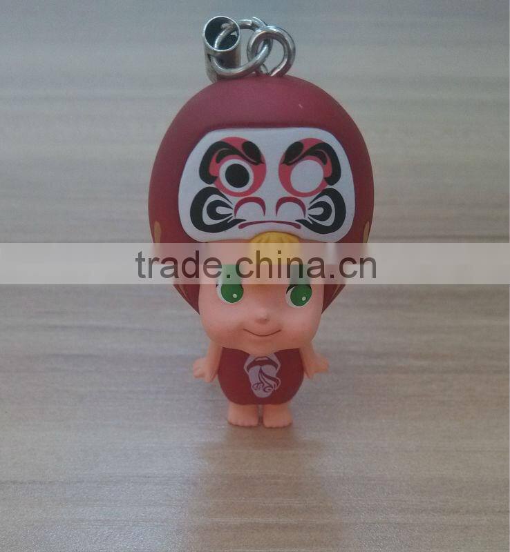 Custom designed plastic figures with hang loop