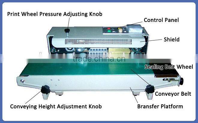 Small-scale kraft paper bag sealing machine
