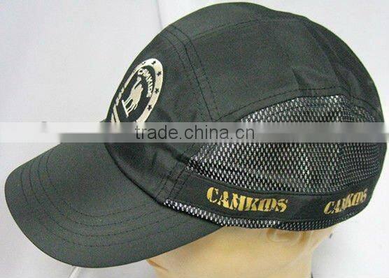 flat embroidery sport cap mesh baseball cap cycling hat