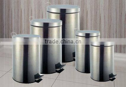 Metal garden compost kitchen bucket bin galvanised waste recycle dustbin