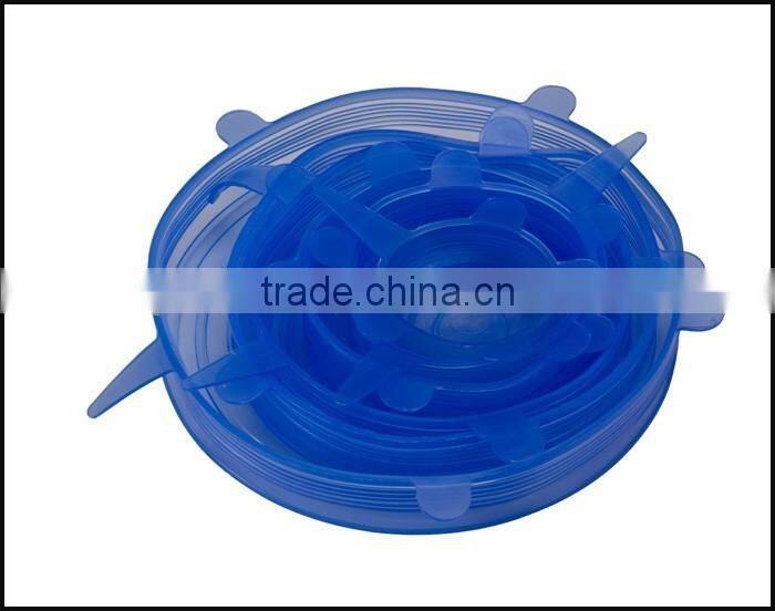 Stocks , Eco Friendly Feature Lids set of 6 microwave oven safety silicone stretch lids