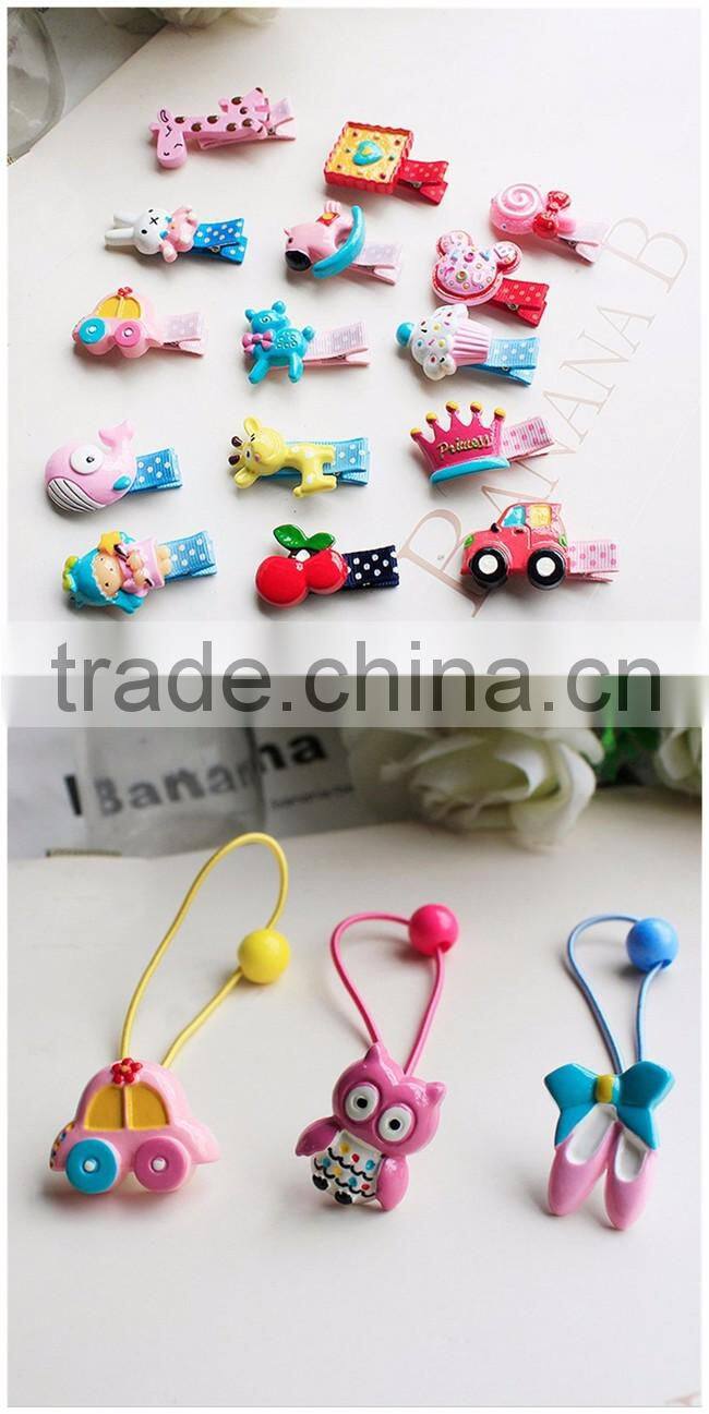 Kids Baby Hair Accessories Acrylic Hair Clips Hairpins For Girls