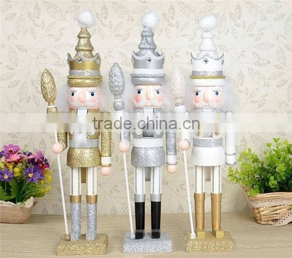 Christmas home decoration use nutcracker christmas decorating