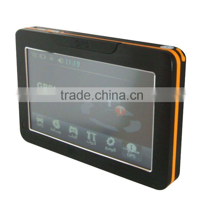 touch screen 4.3 inch car gps multimedia navigation