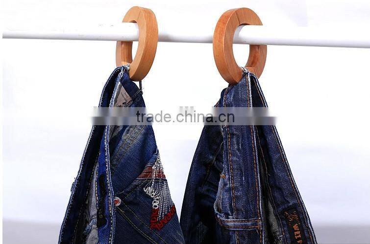 Handmade Wooden Scarf Display Ring for Hot Sale